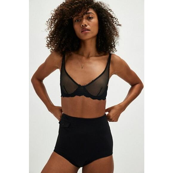 Free People Other - NWT Intimately Free People black underwire bra